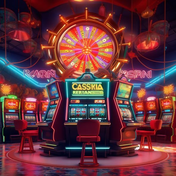 Blackjack table with live dealer and player bet spots