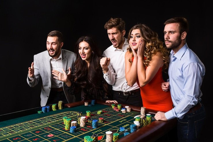 Roulette wheel and betting surface